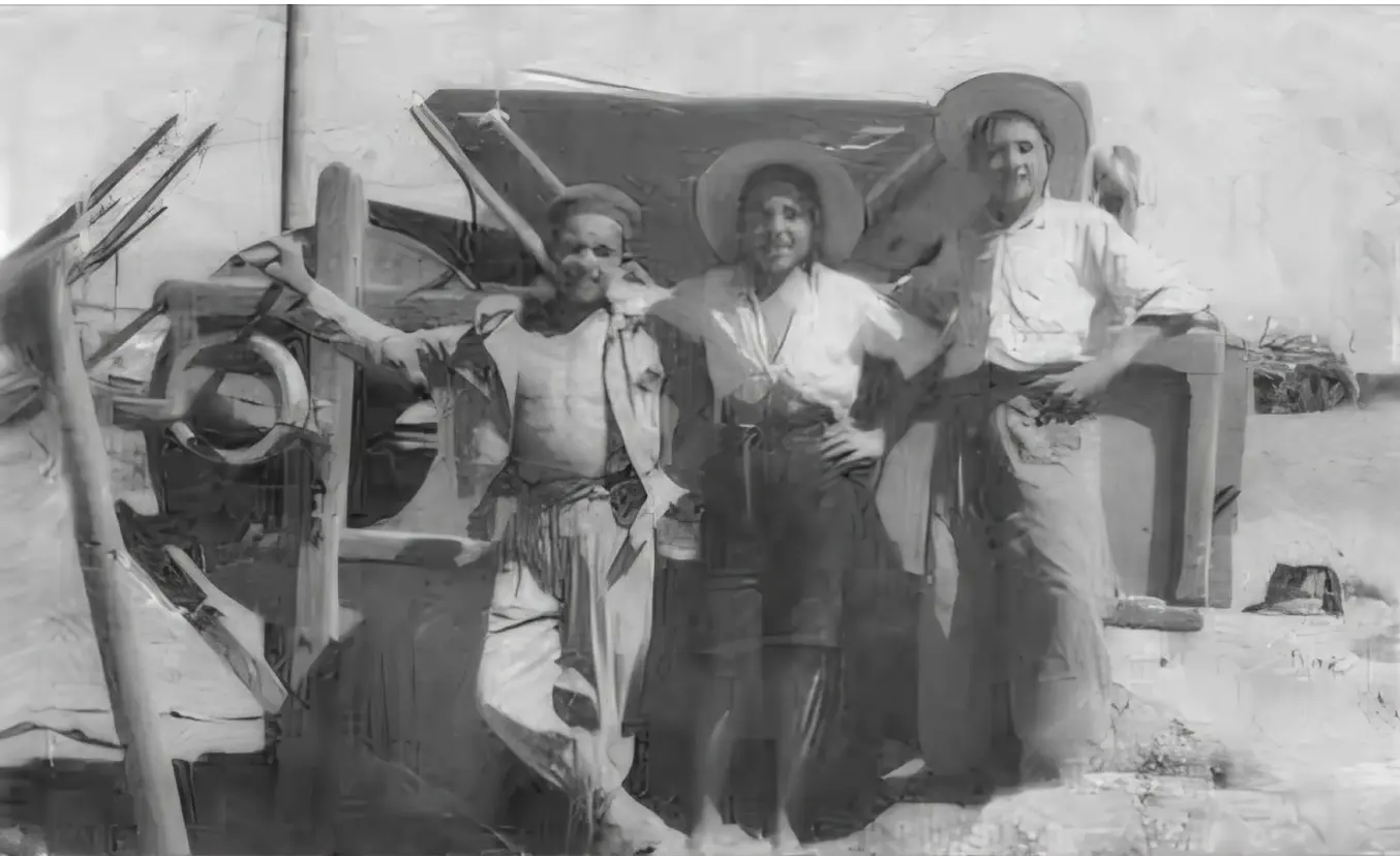 Trabajadores del lino